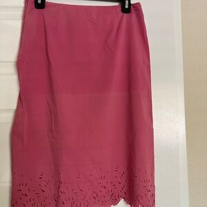 Alberta Ferretti Pink Pencil Skirt